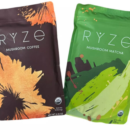 2 Pack Combo 2024 New RYZE Mushroom Coffee & RYZE Matcha