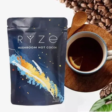 Brand New Organic Ryze Mushroom Hot Cocoa Coffee Bag - 20 Servings, Fast Free